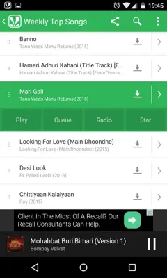 Saavn Music & Radio android App screenshot 4