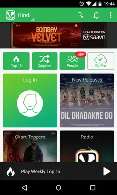 Saavn Music & Radio android App screenshot 6